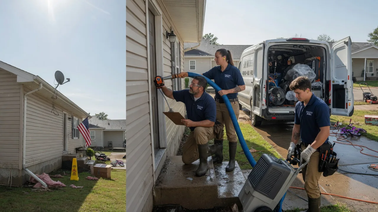 Ceiling Water Damage Restoration in Cleveland, MN near me